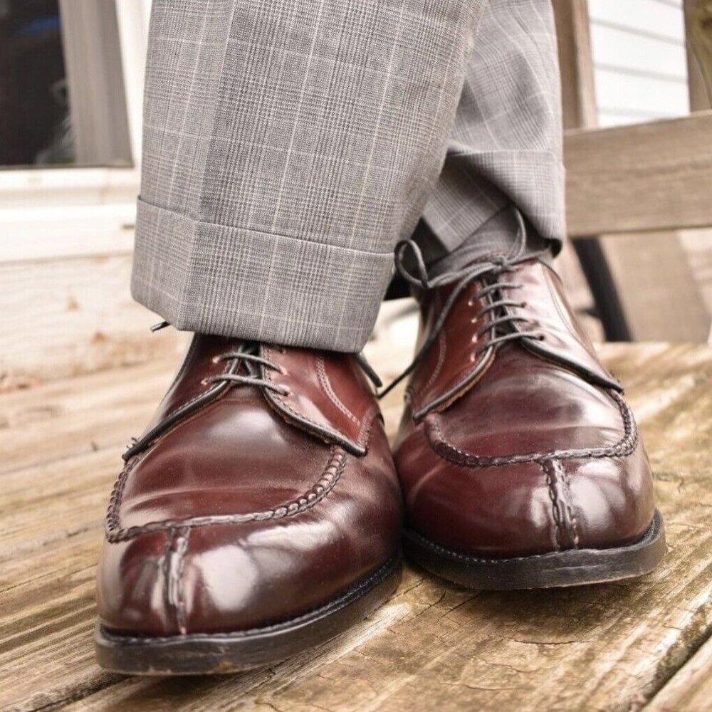 Allen Edmonds Bradley Dress Split Toe Derby Shoe Size 8